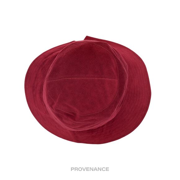 ? Givenchy Play Logo Notch Bucket Hat - Wine Microsuede main image 7